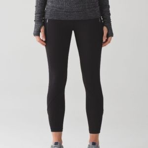 Lululemon Solid Black Inspire Tight II